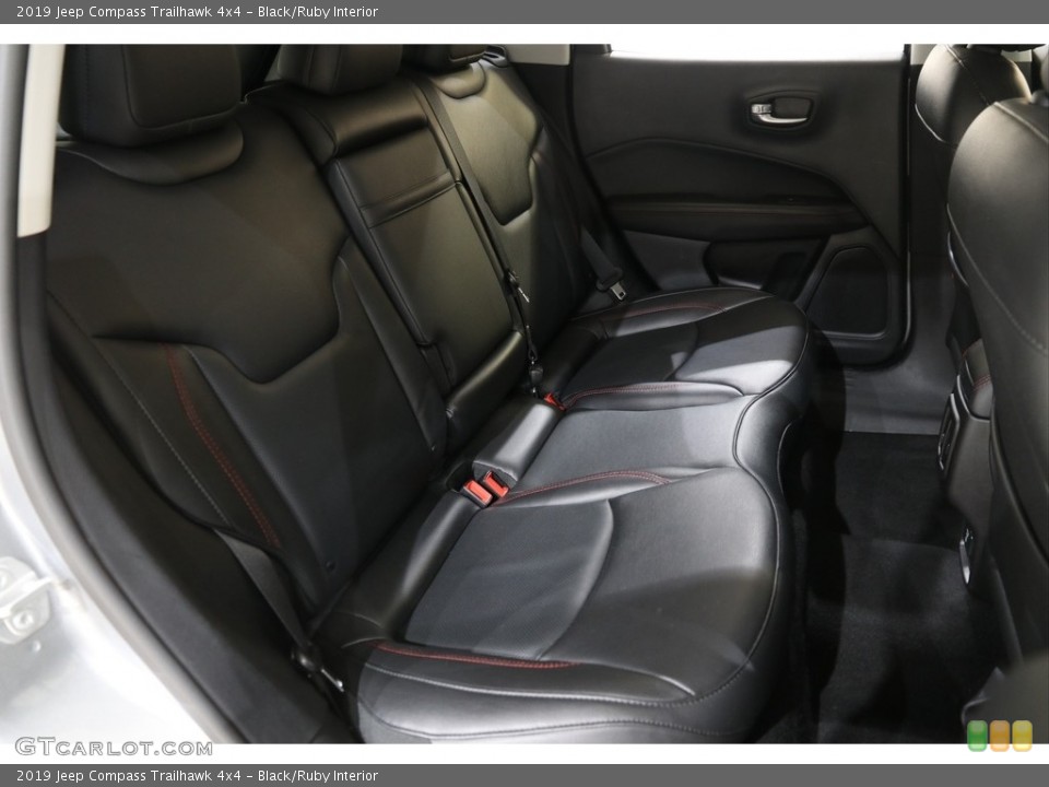 Black/Ruby Interior Rear Seat for the 2019 Jeep Compass Trailhawk 4x4 #136447032