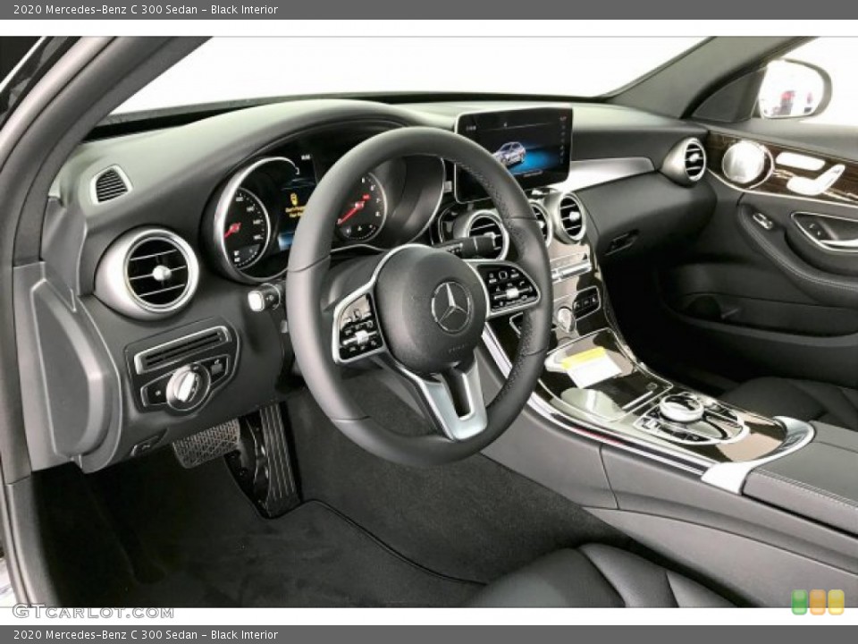 Black Interior Dashboard for the 2020 Mercedes-Benz C 300 Sedan #136449678