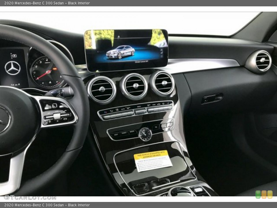 Black Interior Controls for the 2020 Mercedes-Benz C 300 Sedan #136449711