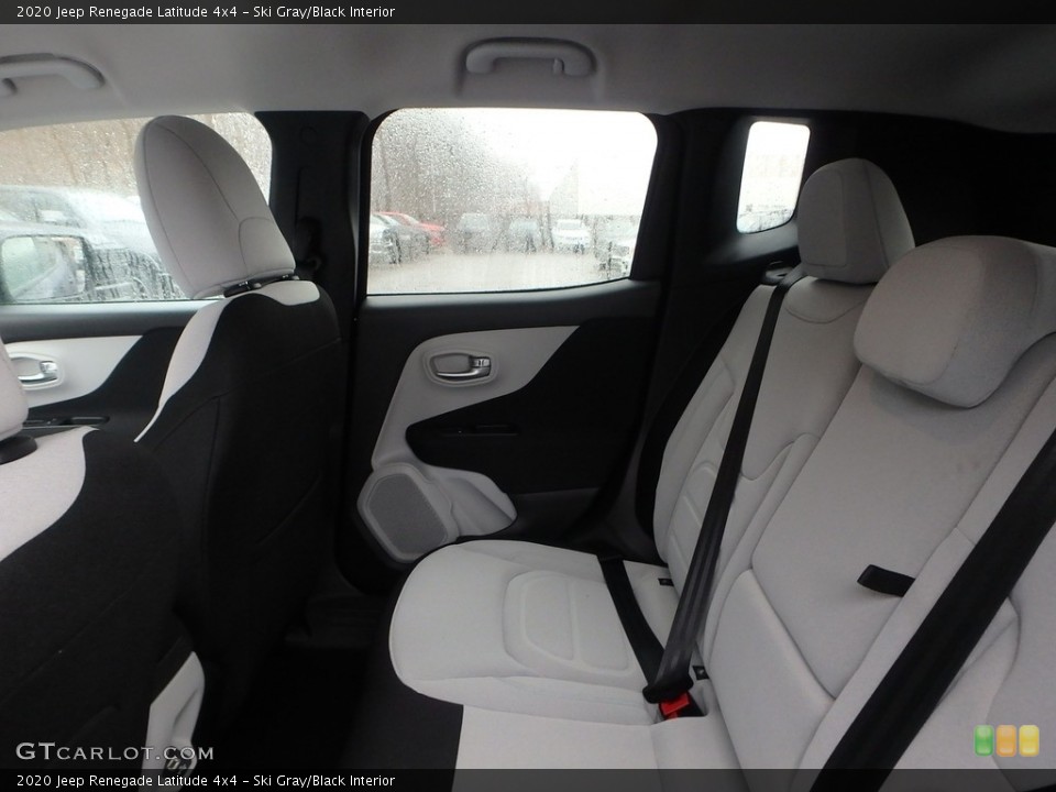 Ski Gray/Black Interior Rear Seat for the 2020 Jeep Renegade Latitude 4x4 #136451835