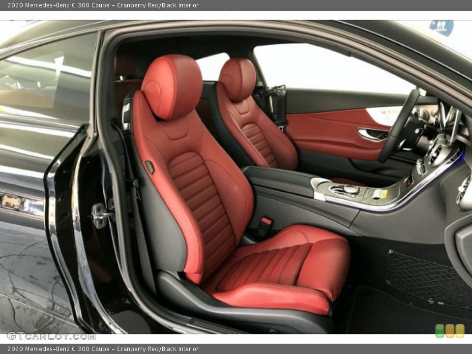 Cranberry Red/Black Interior Photo for the 2020 Mercedes-Benz C 300 Coupe #136451952