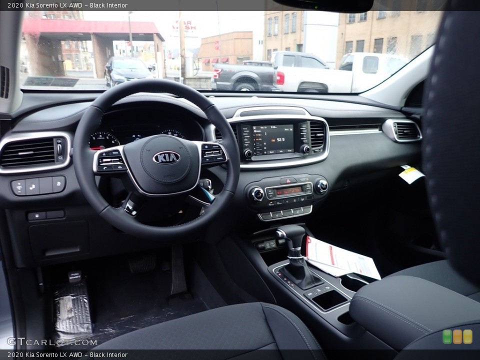 Black Interior Photo for the 2020 Kia Sorento LX AWD #136452039