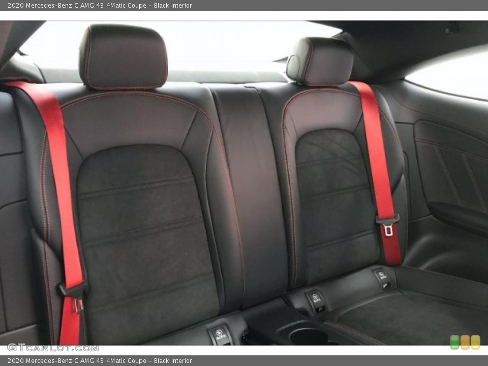 Black Interior Rear Seat for the 2020 Mercedes-Benz C AMG 43 4Matic Coupe #136452306