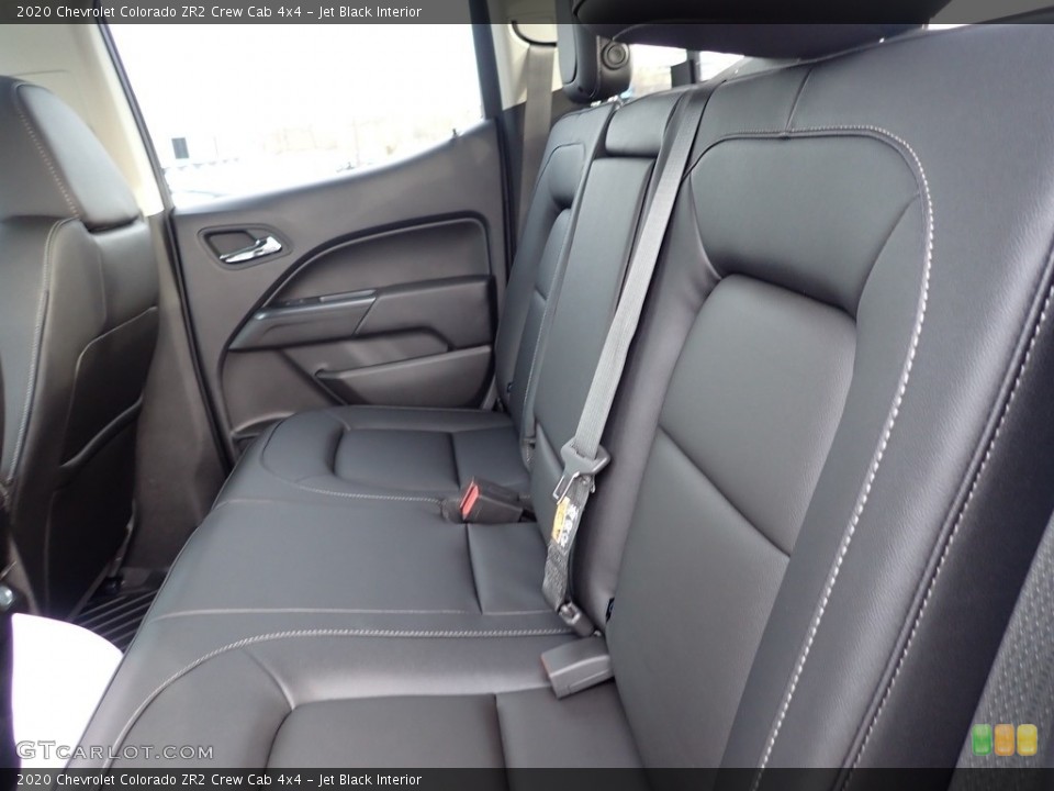 Jet Black Interior Rear Seat for the 2020 Chevrolet Colorado ZR2 Crew Cab 4x4 #136453290