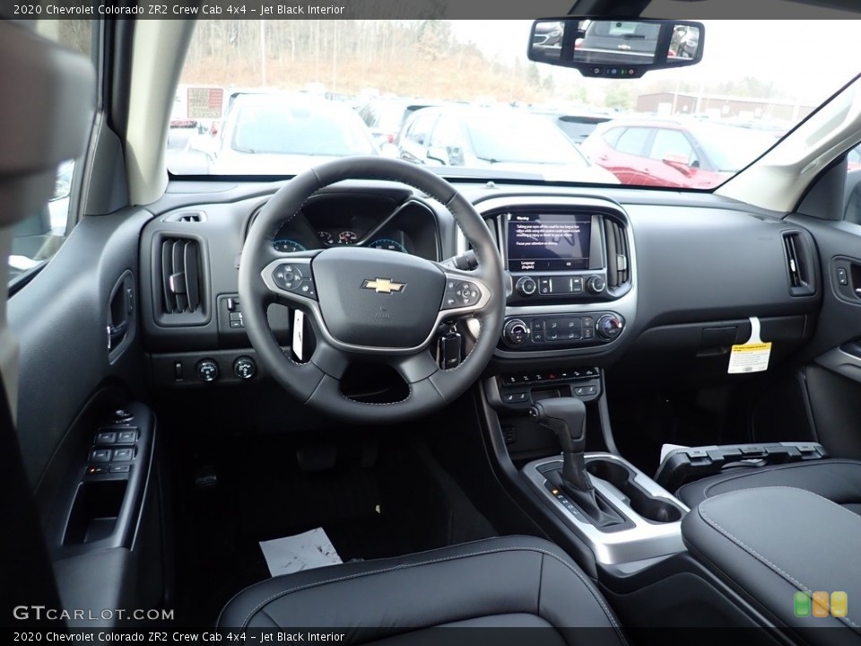 Jet Black Interior Photo for the 2020 Chevrolet Colorado ZR2 Crew Cab 4x4 #136453317