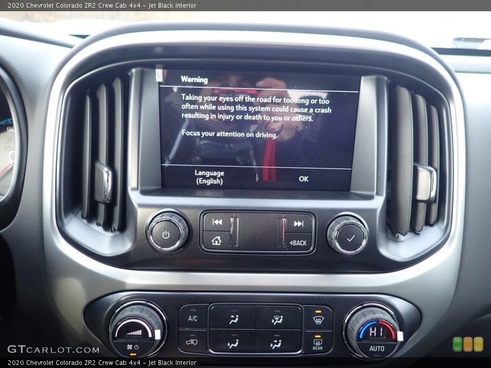 Jet Black Interior Controls for the 2020 Chevrolet Colorado ZR2 Crew Cab 4x4 #136453422