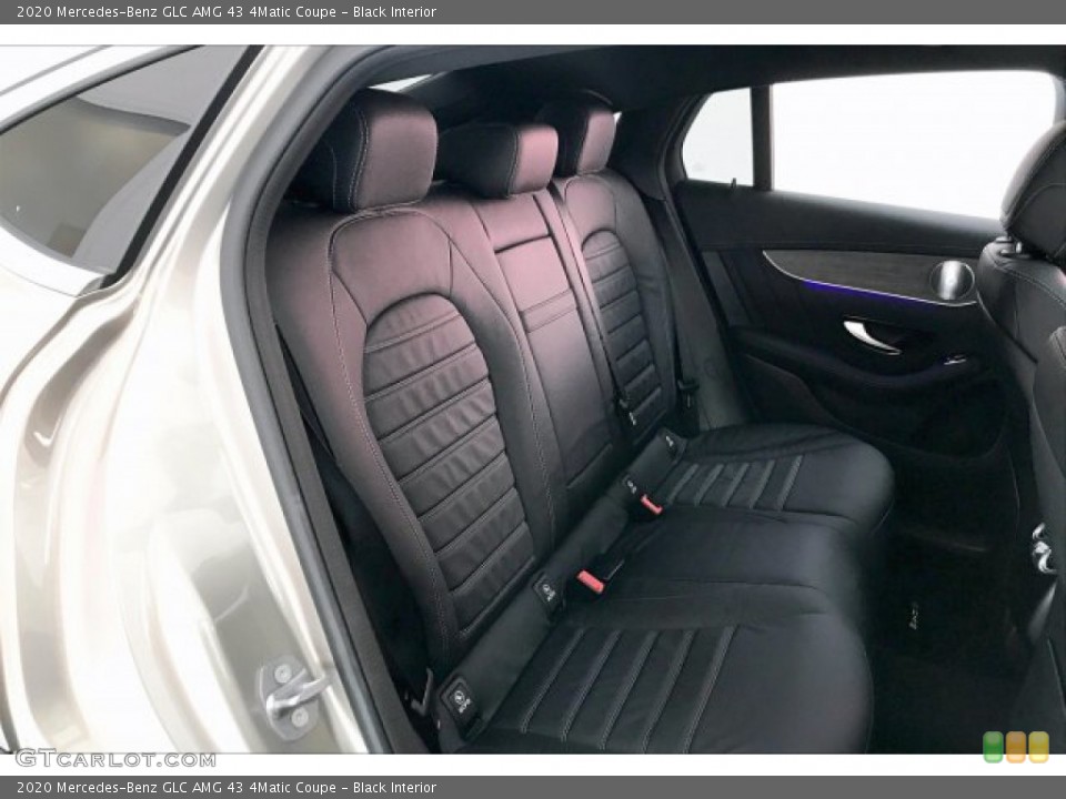 Black Interior Rear Seat for the 2020 Mercedes-Benz GLC AMG 43 4Matic Coupe #136453428