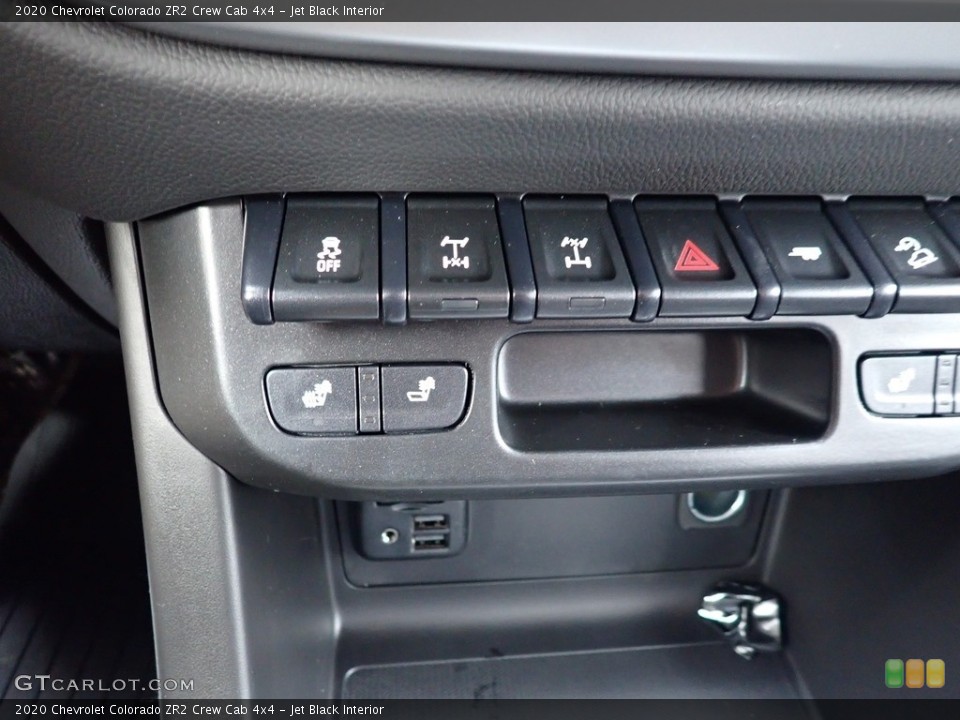 Jet Black Interior Controls for the 2020 Chevrolet Colorado ZR2 Crew Cab 4x4 #136453473