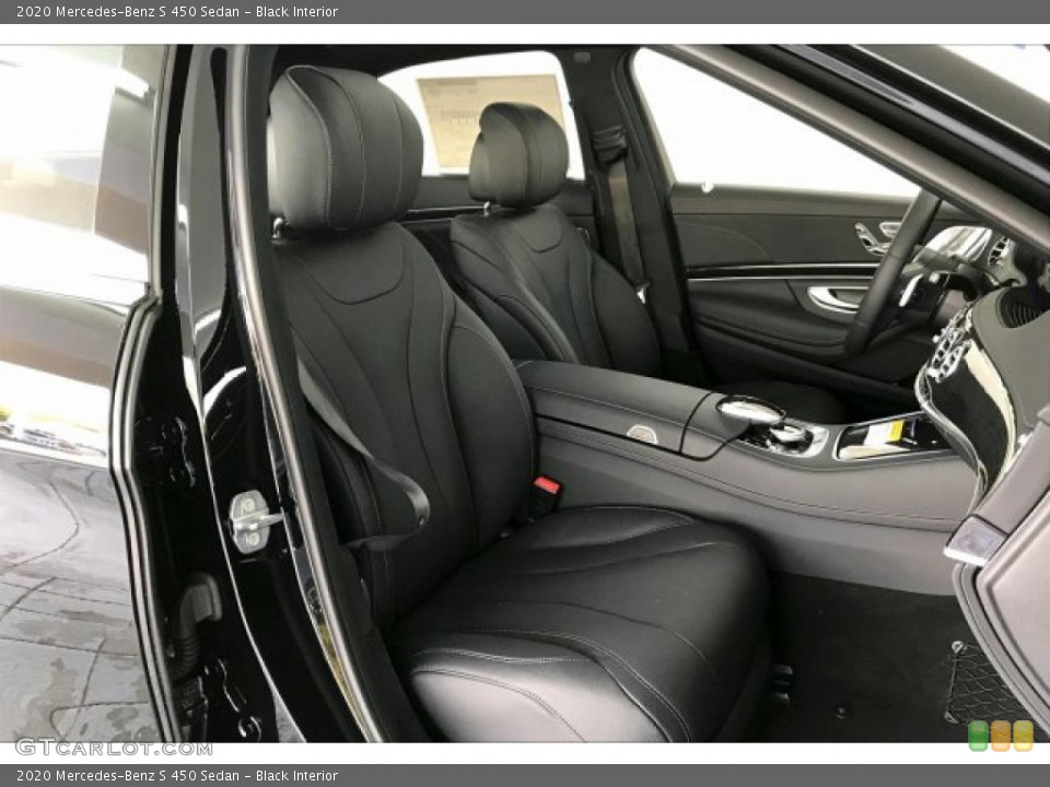 Black Interior Front Seat for the 2020 Mercedes-Benz S 450 Sedan #136454409