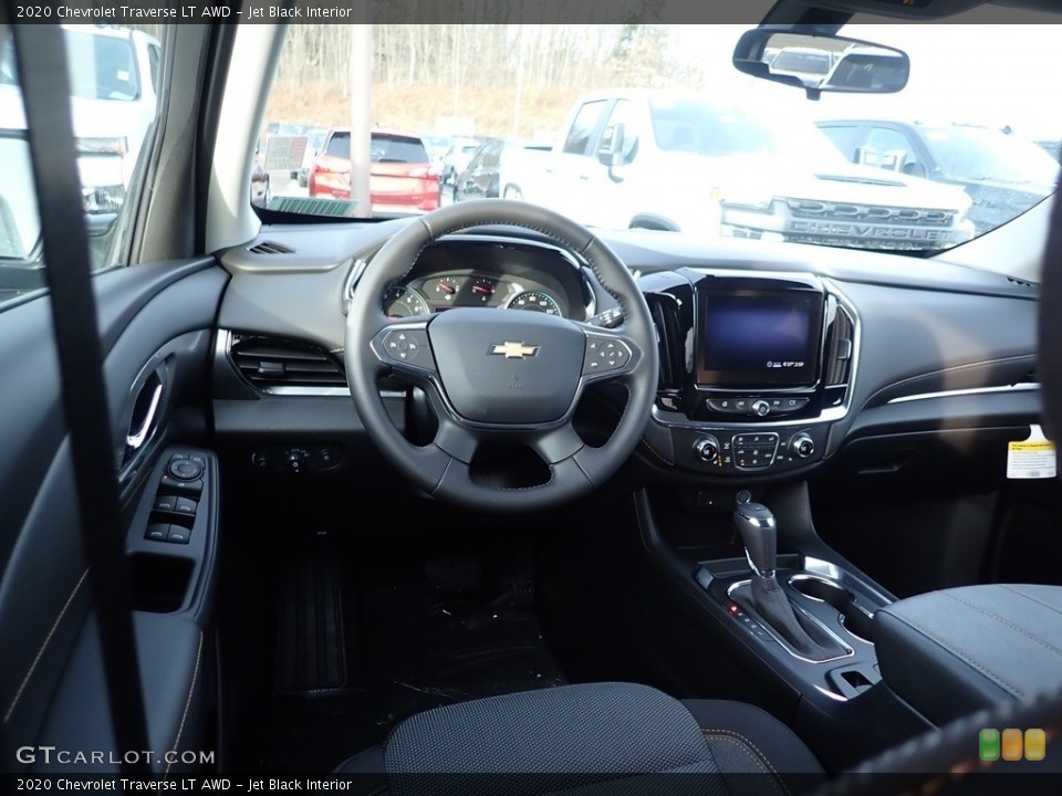 Jet Black Interior Dashboard for the 2020 Chevrolet Traverse LT AWD #136454850