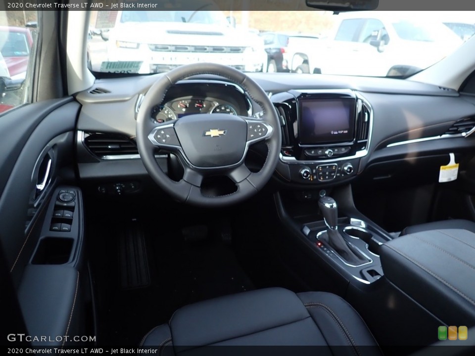 Jet Black Interior Dashboard for the 2020 Chevrolet Traverse LT AWD #136456230