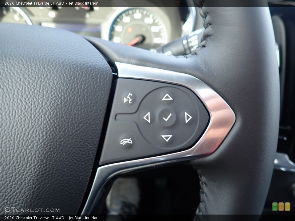 Jet Black Interior Steering Wheel for the 2020 Chevrolet Traverse LT AWD #136456362