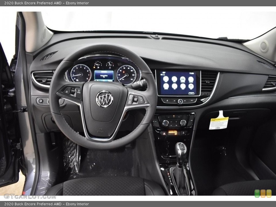Ebony Interior Dashboard for the 2020 Buick Encore Preferred AWD #136456527