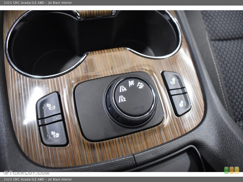Jet Black Interior Controls for the 2020 GMC Acadia SLE AWD #136456608