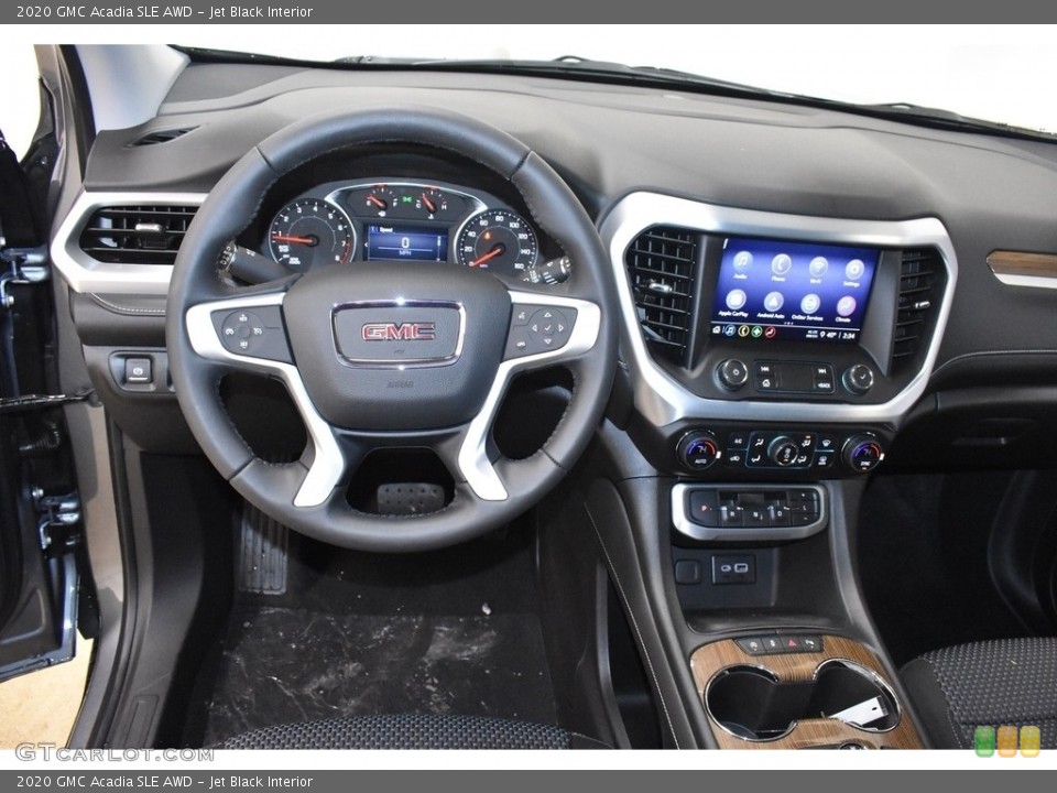 Jet Black Interior Dashboard for the 2020 GMC Acadia SLE AWD #136456626