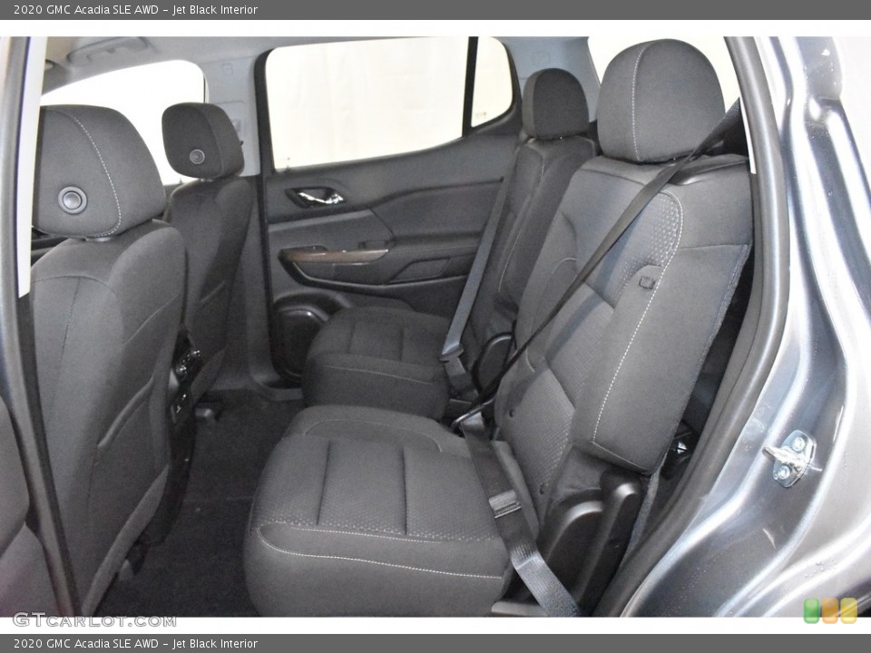 Jet Black Interior Rear Seat for the 2020 GMC Acadia SLE AWD #136456683