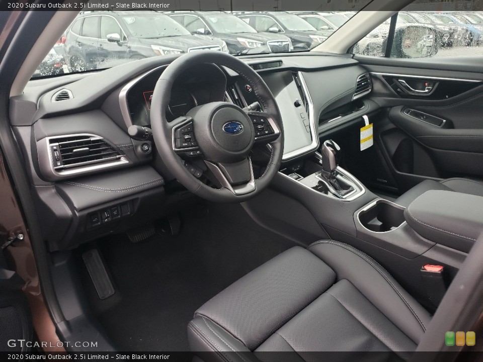 Slate Black Interior Front Seat for the 2020 Subaru Outback 2.5i Limited #136457274