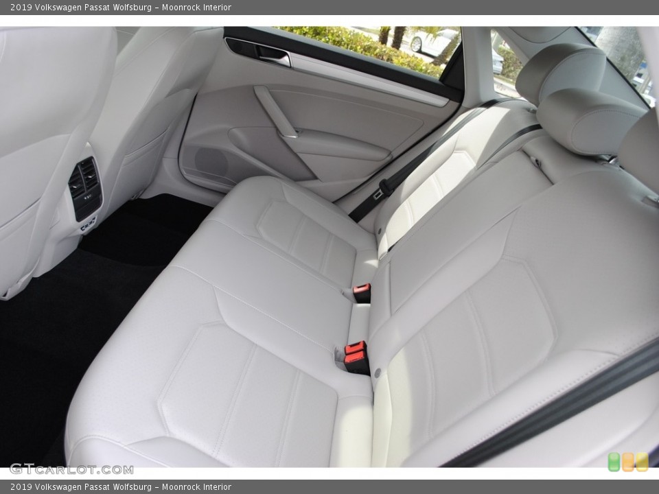 Moonrock Interior Rear Seat for the 2019 Volkswagen Passat Wolfsburg #136459695