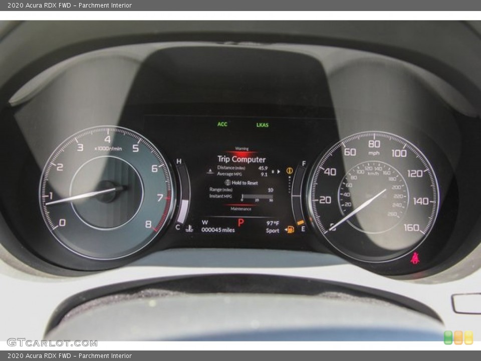 Parchment Interior Gauges for the 2020 Acura RDX FWD #136461225