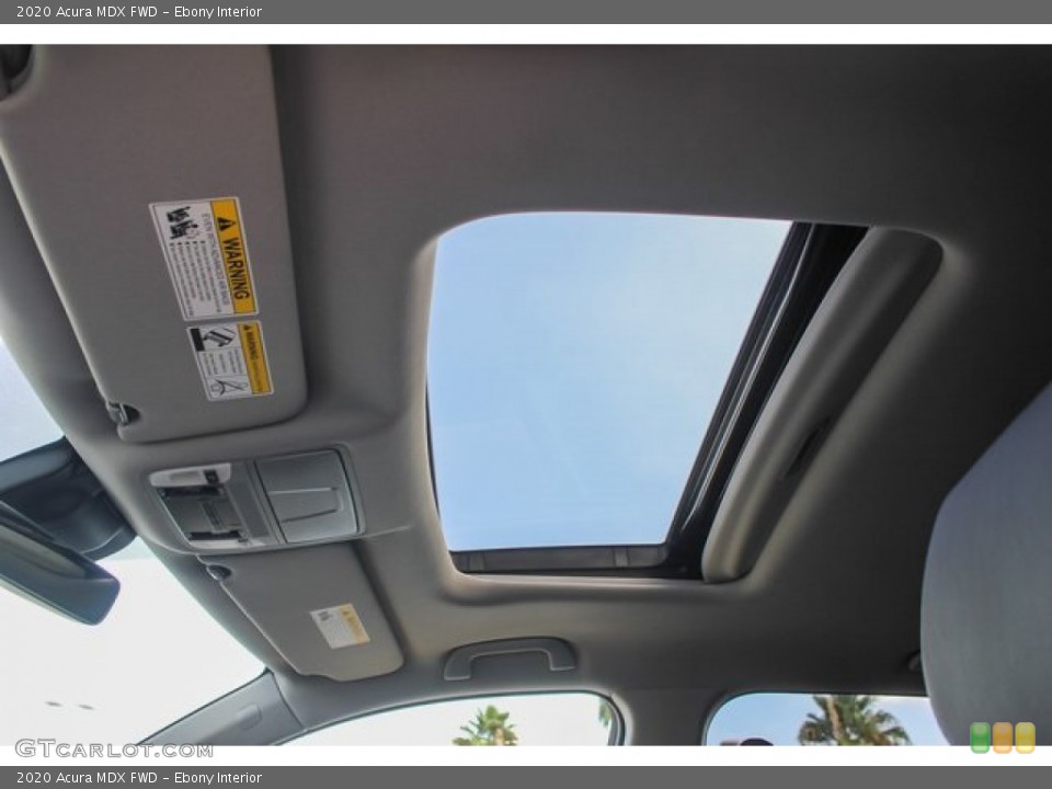 Ebony Interior Sunroof for the 2020 Acura MDX FWD #136461852