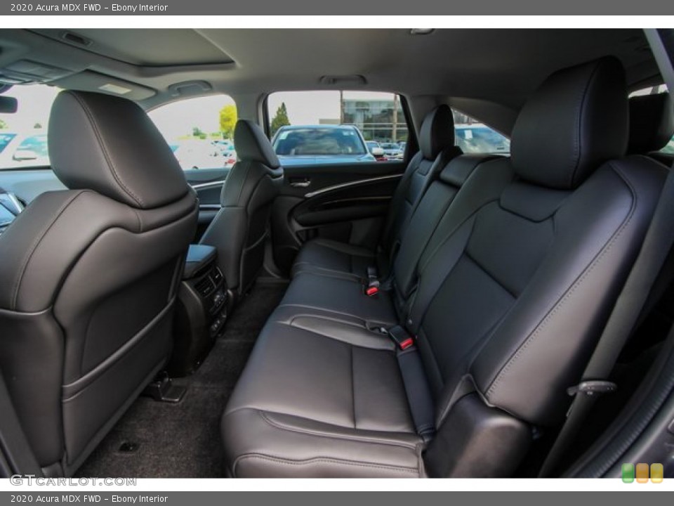 Ebony Interior Rear Seat for the 2020 Acura MDX FWD #136461874