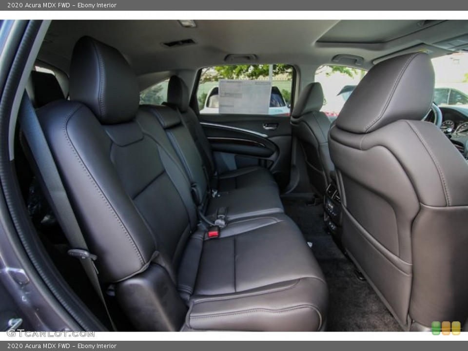 Ebony Interior Rear Seat for the 2020 Acura MDX FWD #136461900