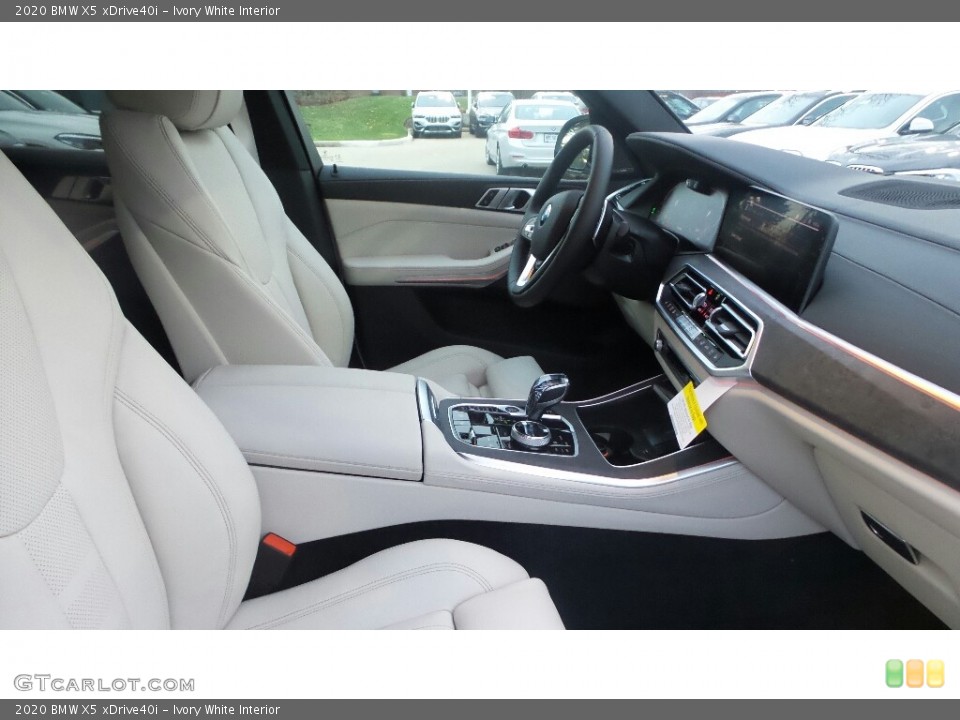 Ivory White 2020 BMW X5 Interiors