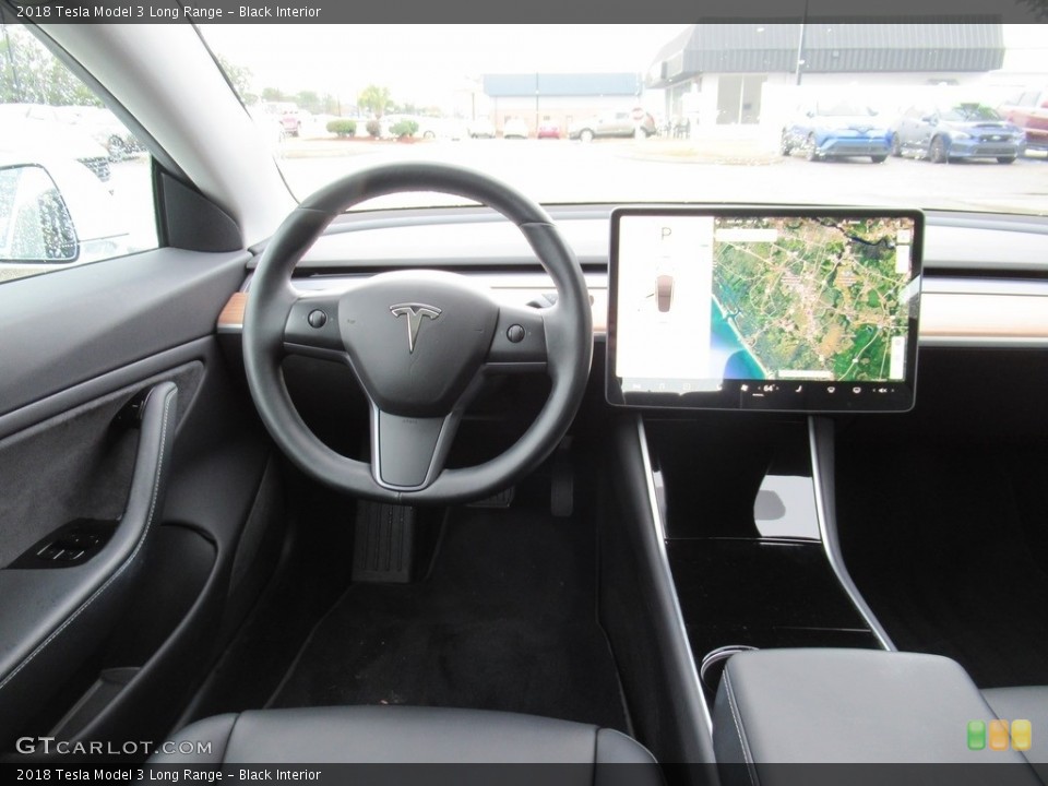 Black Interior Dashboard for the 2018 Tesla Model 3 Long Range #136466572