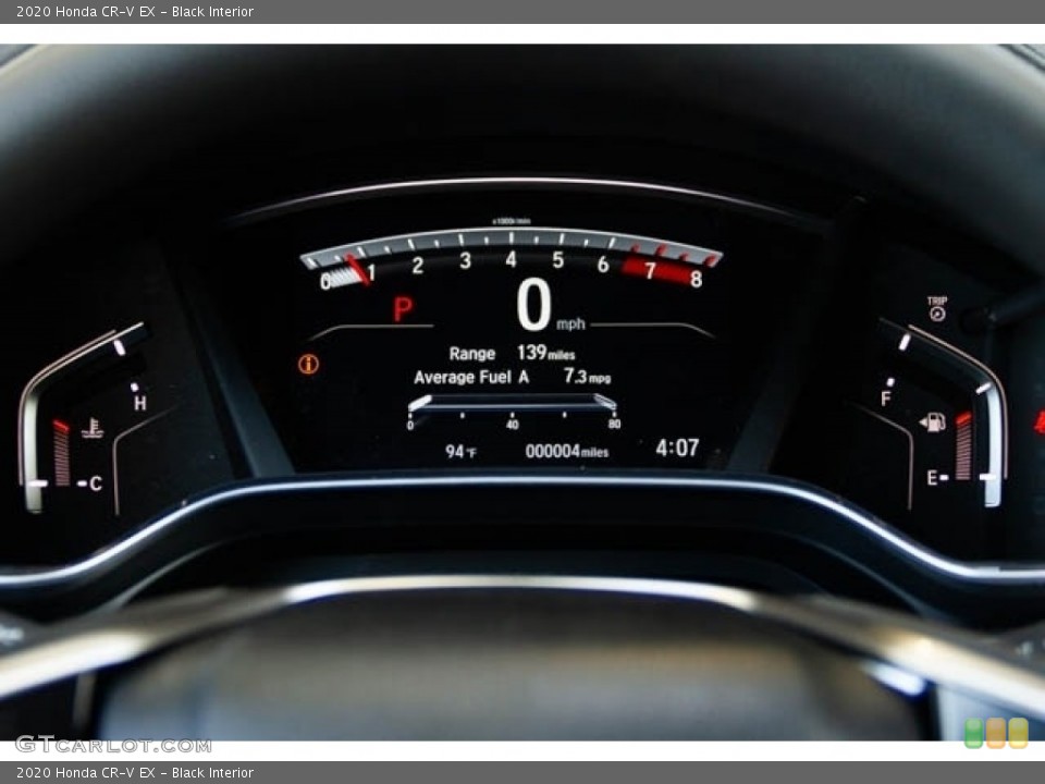 Black Interior Gauges for the 2020 Honda CR-V EX #136476208
