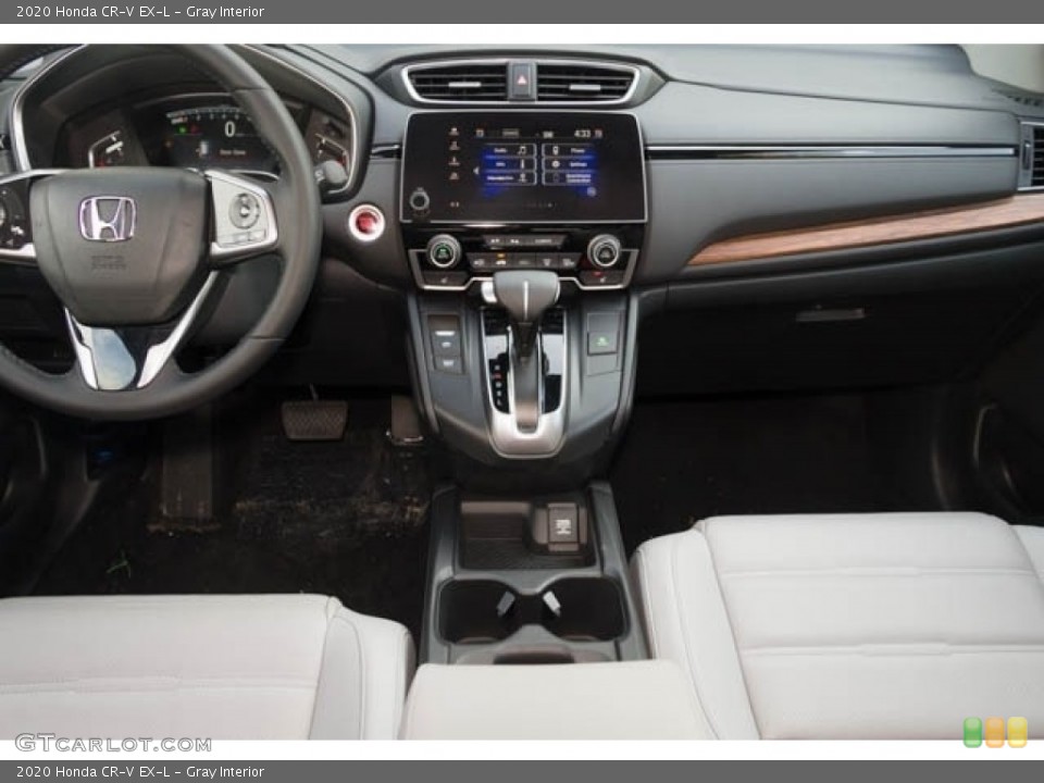 Gray Interior Dashboard for the 2020 Honda CR-V EX-L #136477720
