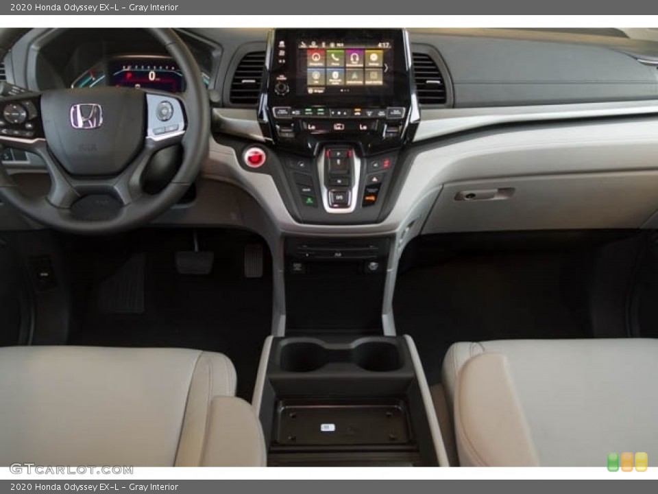 Gray Interior Dashboard for the 2020 Honda Odyssey EX-L #136479577