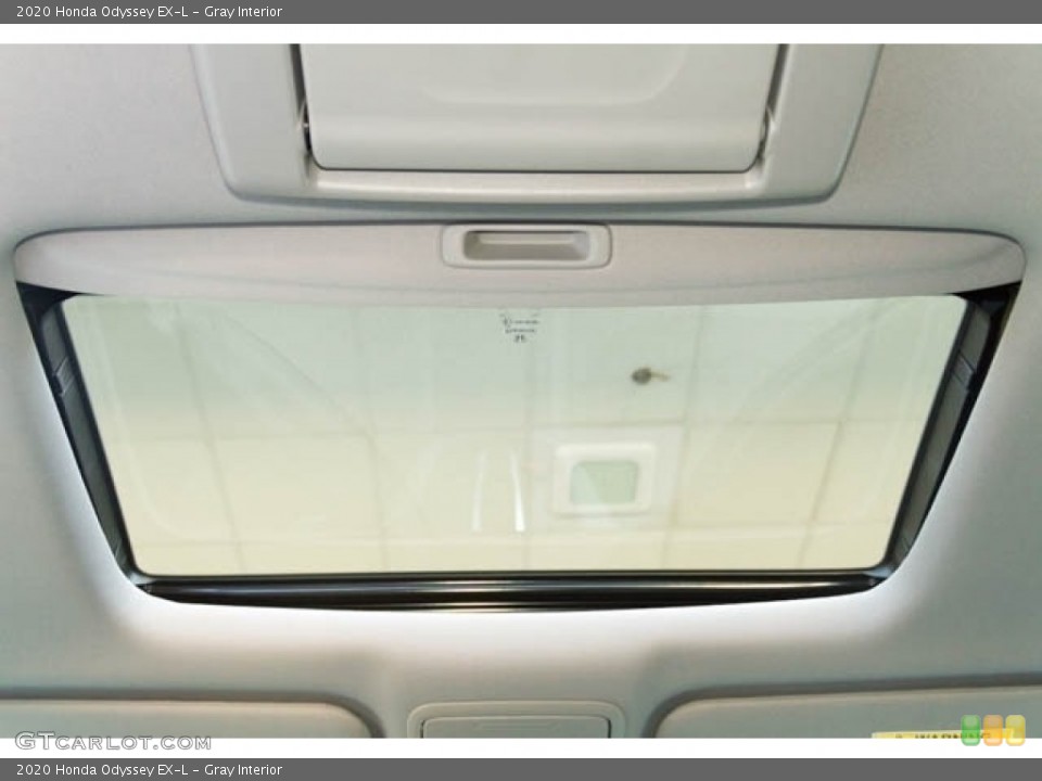 Gray Interior Sunroof for the 2020 Honda Odyssey EX-L #136479592