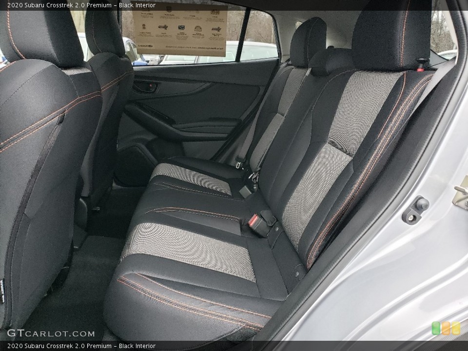 Black Interior Rear Seat for the 2020 Subaru Crosstrek 2.0 Premium #136483183