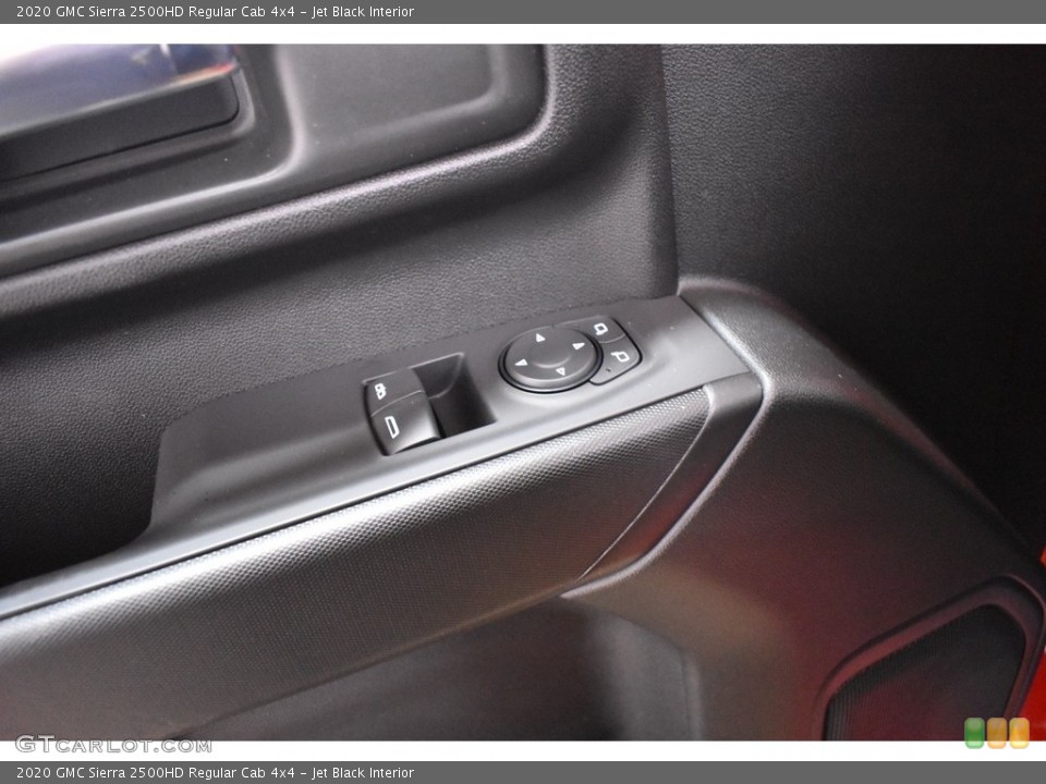 Jet Black Interior Controls for the 2020 GMC Sierra 2500HD Regular Cab 4x4 #136483759
