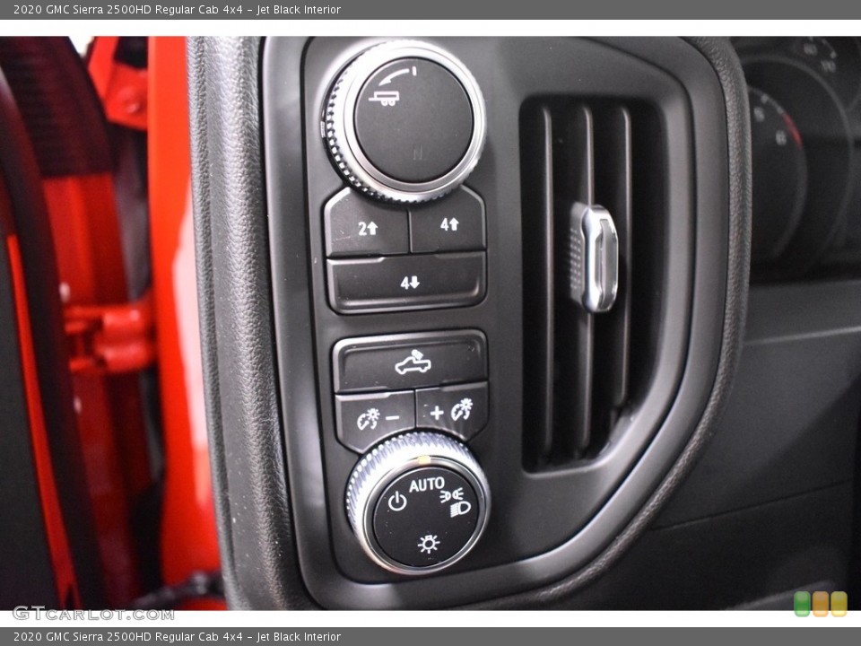 Jet Black Interior Controls for the 2020 GMC Sierra 2500HD Regular Cab 4x4 #136483783