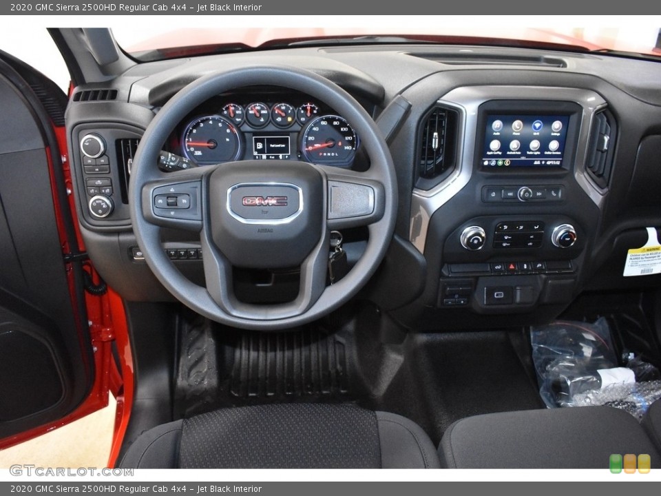 Jet Black Interior Dashboard for the 2020 GMC Sierra 2500HD Regular Cab 4x4 #136483834