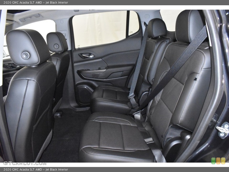 Jet Black Interior Rear Seat for the 2020 GMC Acadia SLT AWD #136484557