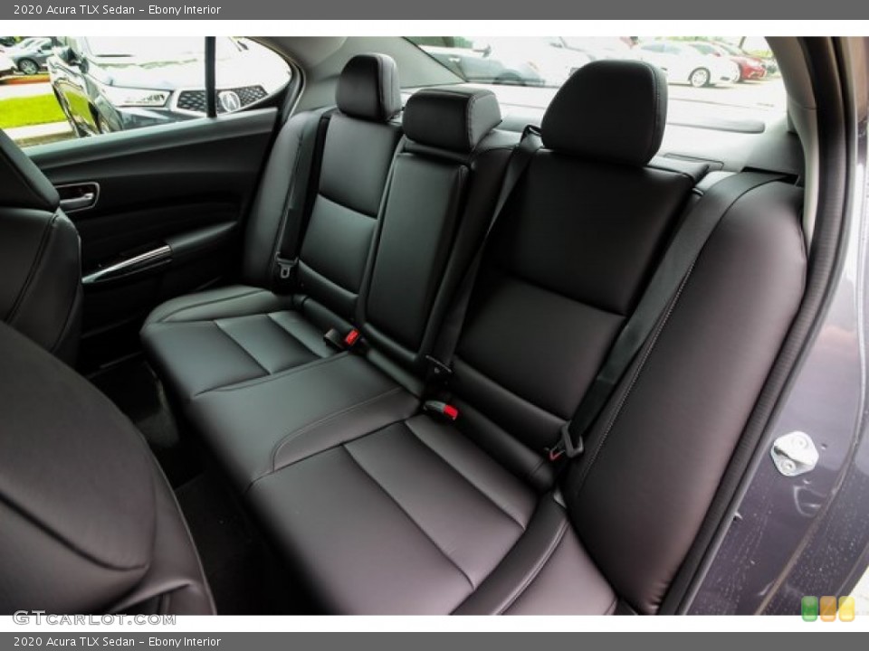 Ebony Interior Rear Seat for the 2020 Acura TLX Sedan #136484845