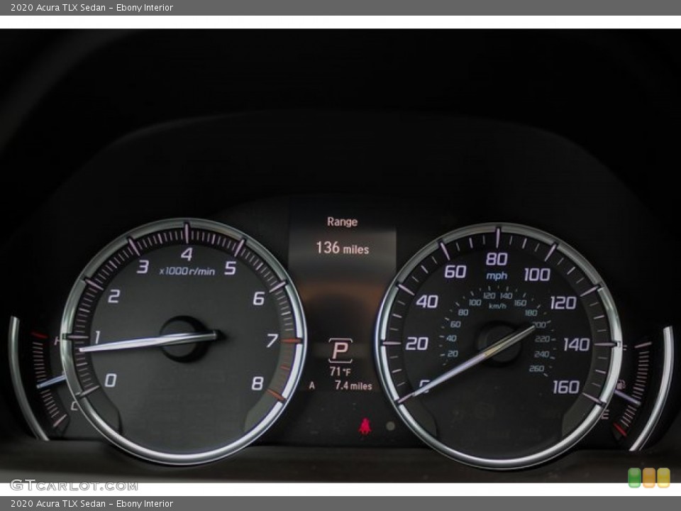 Ebony Interior Gauges for the 2020 Acura TLX Sedan #136485103