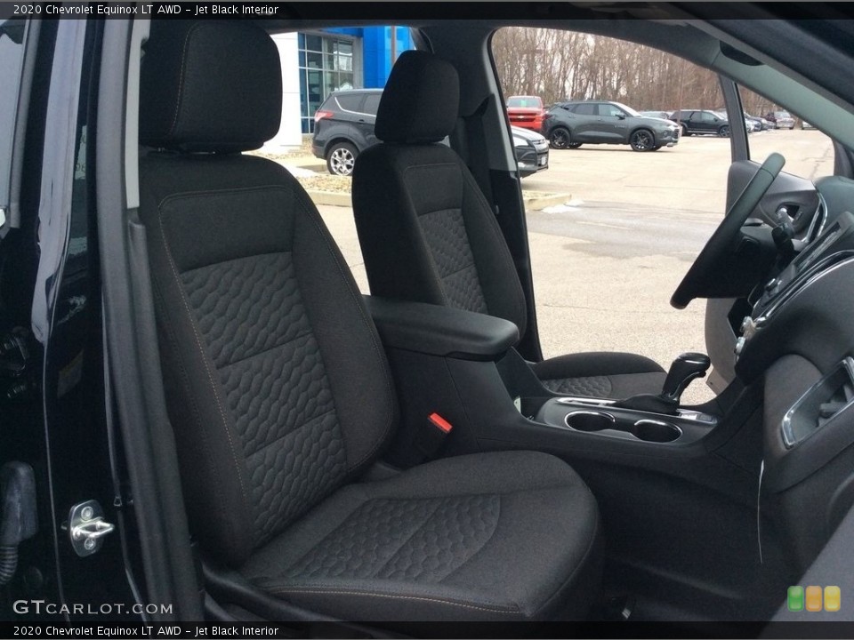 Jet Black Interior Front Seat for the 2020 Chevrolet Equinox LT AWD #136485574