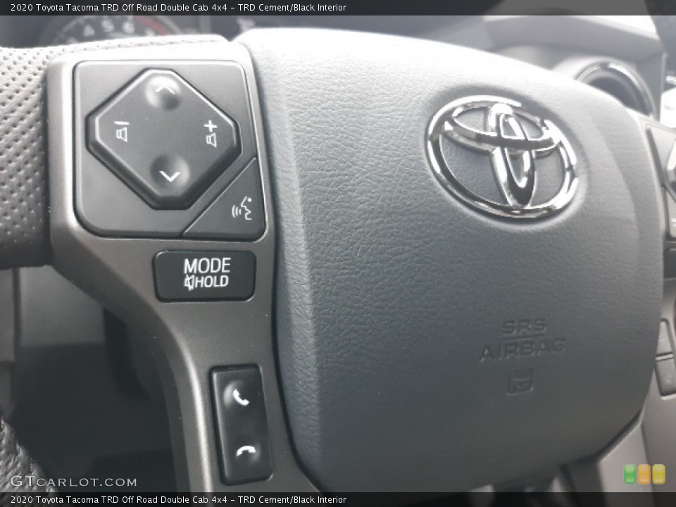 TRD Cement/Black Interior Steering Wheel for the 2020 Toyota Tacoma TRD Off Road Double Cab 4x4 #136485787