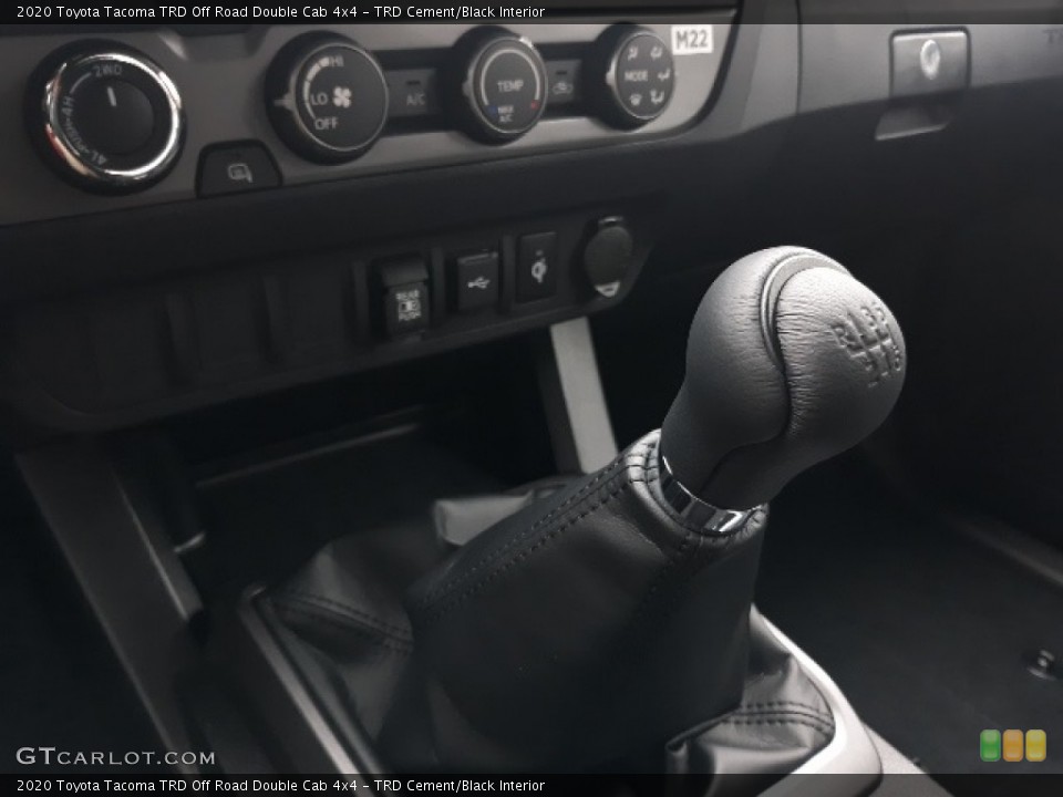TRD Cement/Black Interior Transmission for the 2020 Toyota Tacoma TRD Off Road Double Cab 4x4 #136485895
