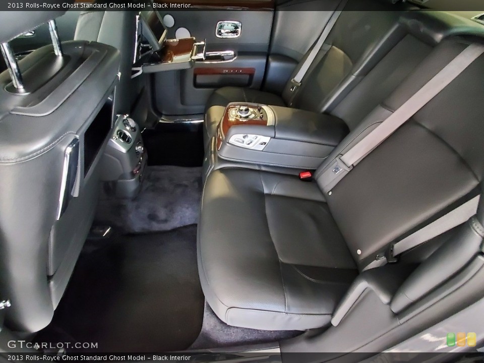 Black Interior Rear Seat for the 2013 Rolls-Royce Ghost  #136486978