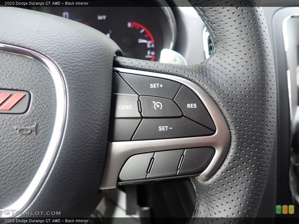Black Interior Steering Wheel for the 2020 Dodge Durango GT AWD #136487062