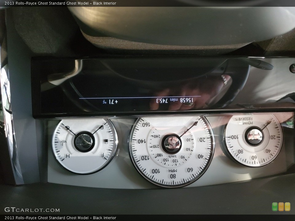 Black Interior Gauges for the 2013 Rolls-Royce Ghost  #136487185