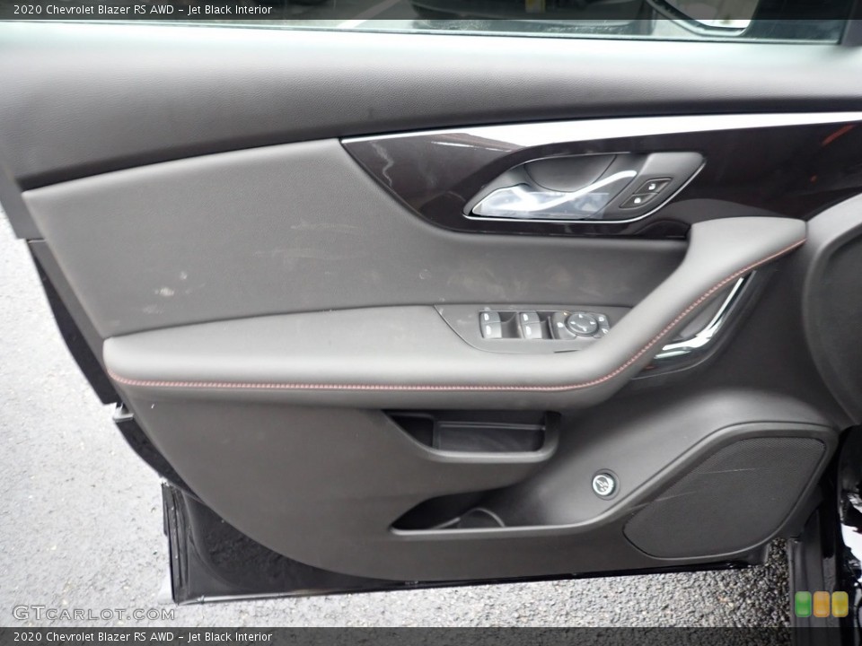 Jet Black Interior Door Panel for the 2020 Chevrolet Blazer RS AWD #136489036
