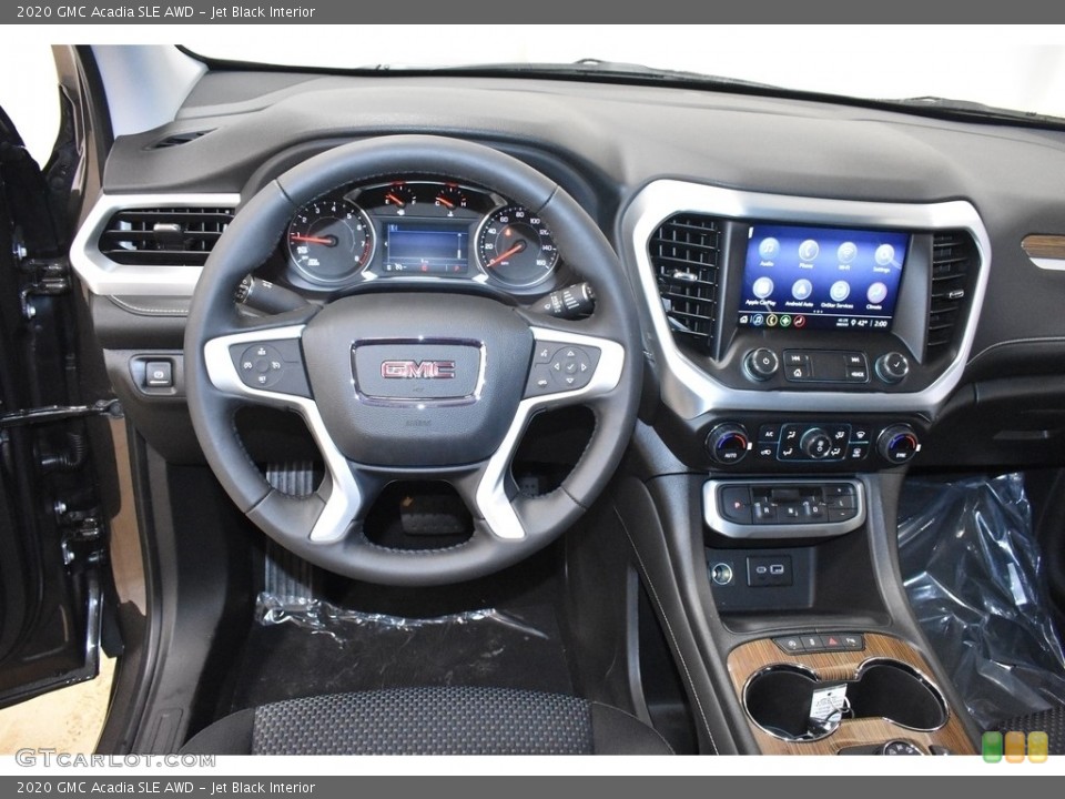 Jet Black Interior Dashboard for the 2020 GMC Acadia SLE AWD #136490211