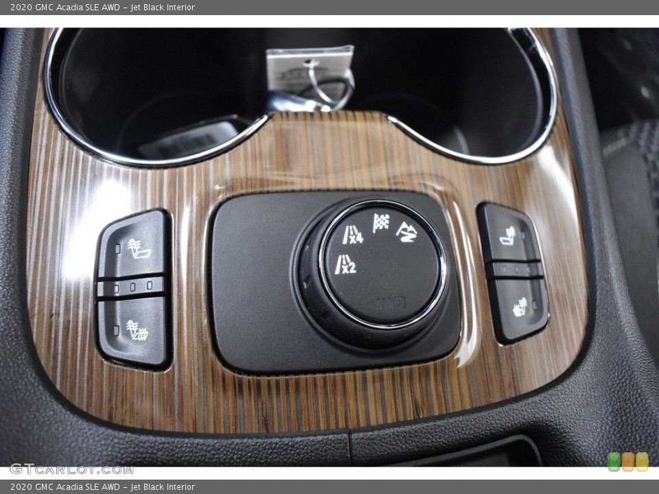 Jet Black Interior Controls for the 2020 GMC Acadia SLE AWD #136490284