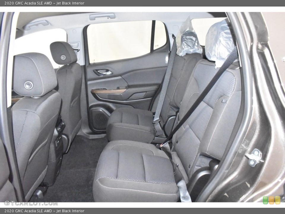 Jet Black Interior Rear Seat for the 2020 GMC Acadia SLE AWD #136490326