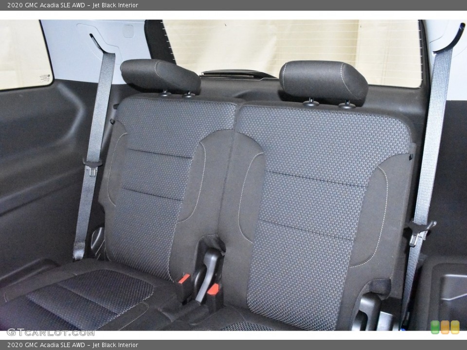 Jet Black Interior Rear Seat for the 2020 GMC Acadia SLE AWD #136490356